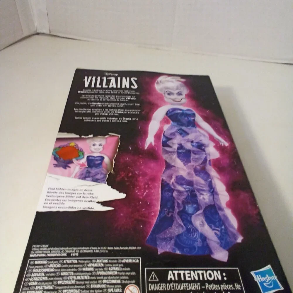 Disney Villains Ursula Fashion Doll Toy Hasbro New